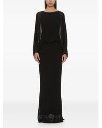 Christopher Esber - Lattice-Lace Silk Maxi Dress - Lyst