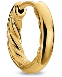 David Yurman - Mercer Huggie Ohrringe Mit Verdrehtem Reifen - Lyst