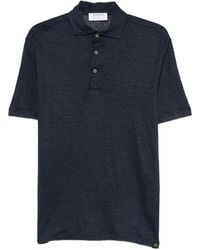 Gran Sasso - Logo-Patch Polo Shirt - Lyst