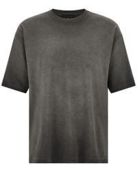Thom Krom - Cold-Dyed Logo-Embroidered T-Shirt - Lyst