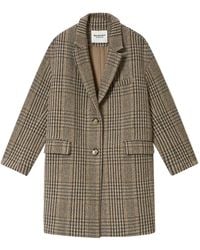 Isabel Marant - Cappotto Limiza A Quadri - Lyst