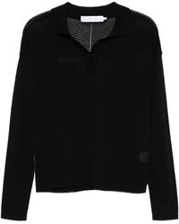 Proenza Schouler - Geripptes Oberteil mit Poloshirtkragen - Lyst