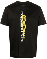 Les Hommes - Logo Print T-Shirt - Lyst