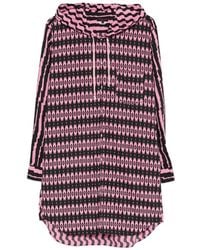 Comme des Garçons - Chemise Imprimée À Capuche - Lyst