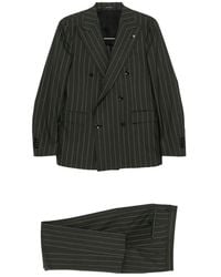 Tagliatore - Pinstripe Double-Breasted Suit - Lyst