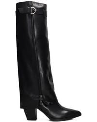 Julie Dee - Bottines À Empiècements Rabattables Et Boucle - Lyst