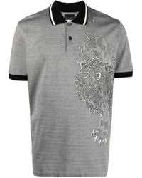 Billionaire - Poloshirt Met Leeuwprint - Lyst