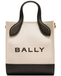 Bally - Bar Logo-Print Tote Bag - Lyst