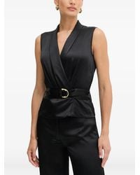 MARCIANO BY GUESS - Belted Sleeveless Top - Lyst