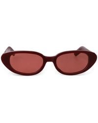 Retrosuperfuture - Vega Oval-Frame Sunglasses - Lyst