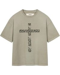 ROUGH - Aged Cross T-Shirt - Lyst
