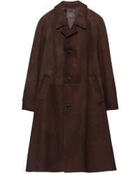 Prada - Cappotto Con Maniche Raglan - Lyst