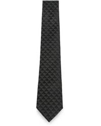 Emporio Armani - Logo-Pattern Tie - Lyst