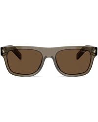 Prada - Logo-Plaque Sunglasses - Lyst