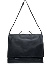 Jil Sander - Leather Messenger Bag - Lyst
