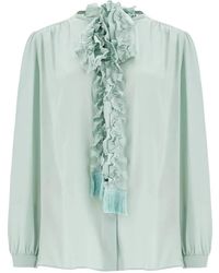 Valentino Garavani - Bow-Detail Shirt - Lyst