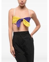DSquared² - Sangallo Color-Block Bra Top - Lyst
