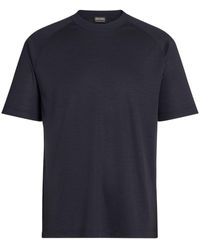 Zegna - High Performance Wool T-shirt - Lyst