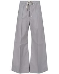 Rick Owens - Drawstring Wide-Leg Trousers - Lyst
