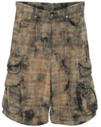 R13 - Bermouda Cargo Shorts - Lyst