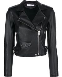 IRO - Veste De Moto À Design Crop - Lyst