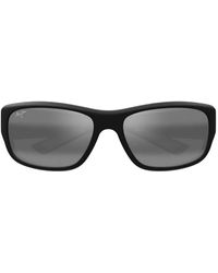 Maui Jim - Ma'Ukele Rectangle-Frame Sunglasses - Lyst