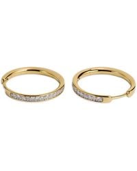 Monica Vinader - Essential Diamond Earrings - Lyst