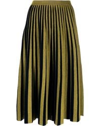 Proenza Schouler - Two-tone Fully-pleated Skirt - Lyst