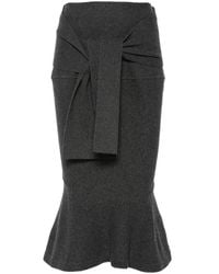 Jacquemus - The Fiocco Rock Mit Bindeband Und Volantsaum - Lyst