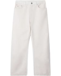Stella McCartney - Vaqueros Capri De Talle Alto - Lyst