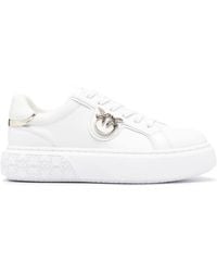 Pinko - Lace Up Sneakers - Lyst