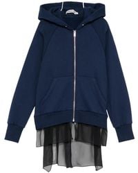 Undercover - Layered-Design Zip-Up Hoodie - Lyst