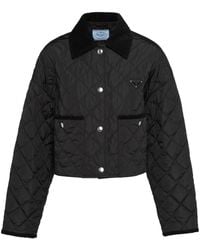 Prada - Quilted Re-nylon Jacket - Lyst