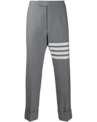 Thom Browne - 4-Bar Wool Trousers - Lyst