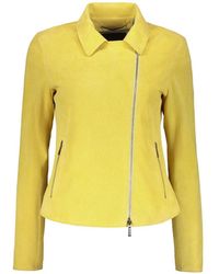 Moorer - Perforated Leather Jacket - Lyst
