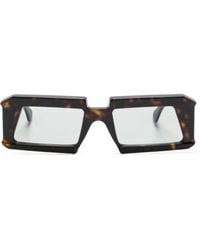 Kuboraum - Mask X20 Sonnenbrille mit eckigem Gestell - Lyst