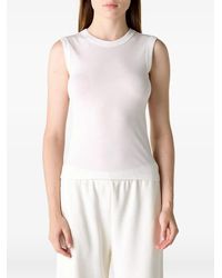 ÉTERNE - Fitted Muscle Tank Top - Lyst