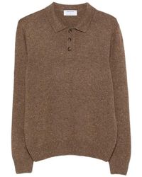 Gran Sasso - Button-Fastening Long-Sleeve Polo Shirt - Lyst