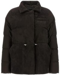 Kiton - Drawstring Quilted Down Jacket - Lyst