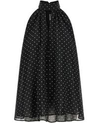 ROTATE BIRGER CHRISTENSEN - Gire el top "Halterneck Bow" de Birger Christensen - Lyst