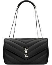Saint Laurent - Loulou Medium Leather Shoulder Bag - Lyst