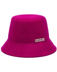 Borsalino - Logo-Plaque Felted Bucket Hat - Lyst