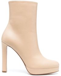 Francesco Russo - Leather Ankle Boots - Lyst