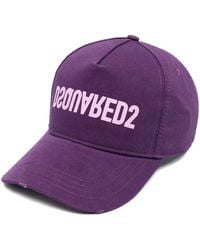 DSquared² - Logo-Print Baseball Cap - Lyst