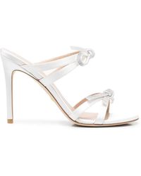 Stuart Weitzman - 110Mm Sw Bow Crystal Embellished Sandals - Lyst