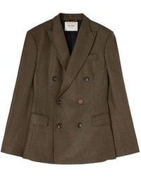 RETORI - Double-Breasted Peak-Lapel Wool Blazer - Lyst