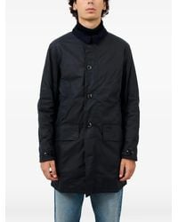 Barbour - Waxed-Cotton Corduroy-Collar Coat - Lyst