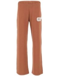 MM6 by Maison Margiela - Logo-Patch Wide-Leg Track Pants - Lyst