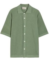 Forét - Textured-Knit Short-Sleeve Shirt - Lyst