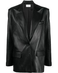 Magda Butrym - オーバーサイズ レザージャケット - Lyst